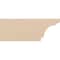 Ekena Millwork 2in. W x 6in. H x 16in. L Pescadero Woodgrain TimberThane Rafter Tail, Primed Tan RFTUR02X06X16PECRCPR - alternate 2